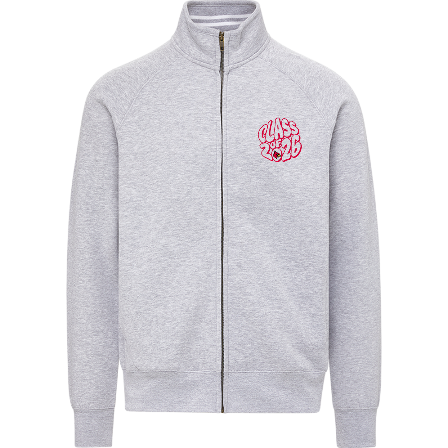 St. Clement Cardinals <span class="pdp-name-mascot">St. Clement School Cardinals</span> MV Sport Men's Vintage Fleece Track Jacket