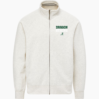 MV Sport Men's Vintage Fleece Track Jacket