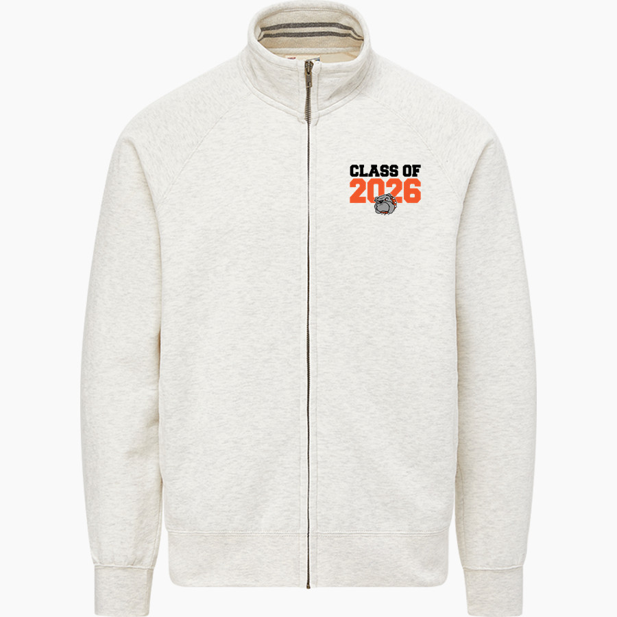 WATERLOO HIGH SCHOOL BULLDOGS <span class="pdp-name-mascot">WATERLOO BULLDOGS</span> MV Sport Men's Vintage Fleece Track Jacket