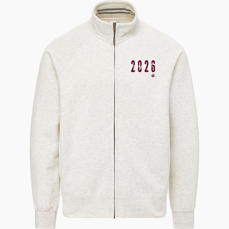Buhler High School Crusaders Online Store <span class="pdp-name-mascot">Buhler Crusaders</span> MV Sport Men's Vintage Fleece Track Jacket