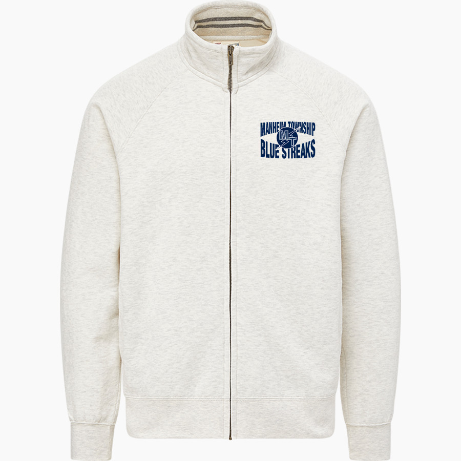 MANHEIM TOWNSHIP HIGH SCHOOL BLUE STREAKS <span class="pdp-name-mascot">MANHEIM TOWNSHIP BLUE STREAKS</span> MV Sport Men's Vintage Fleece Track Jacket
