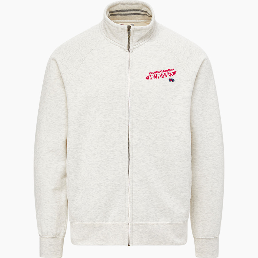 Frontier Academy Wolverines MV Sport Men's Vintage Fleece Track Jacket