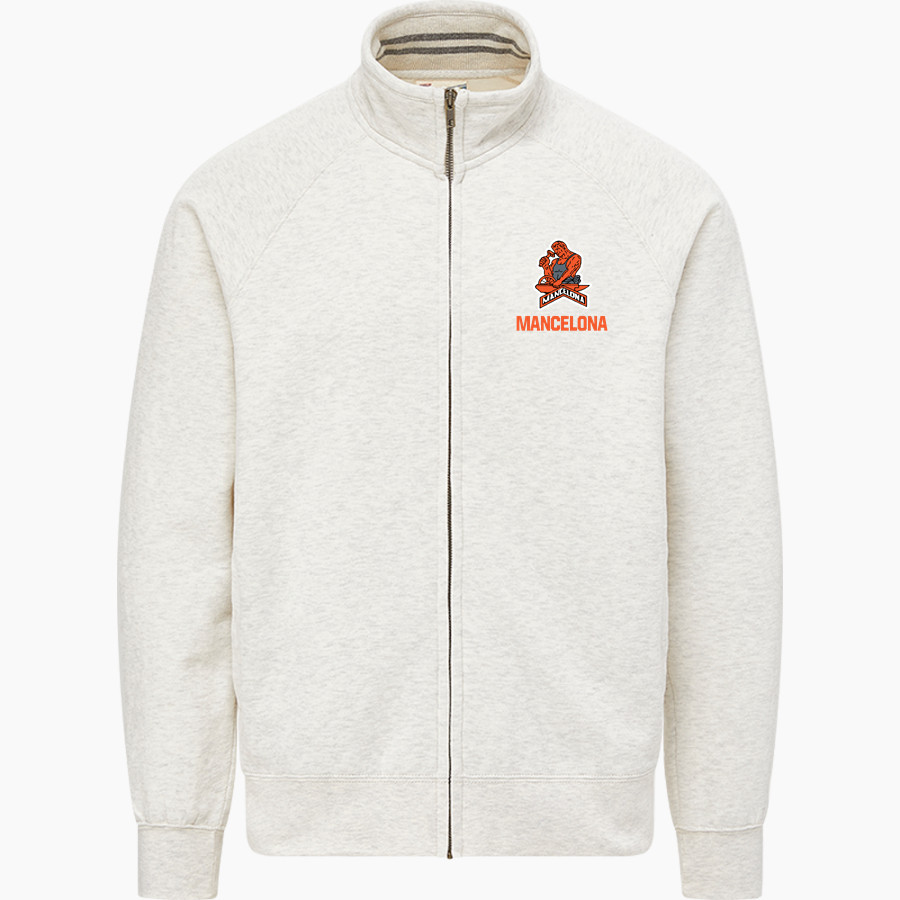 MANCELONA HIGH SCHOOL IRONMEN <span class="pdp-name-mascot">MANCELONA IRONMEN</span> MV Sport Men's Vintage Fleece Track Jacket