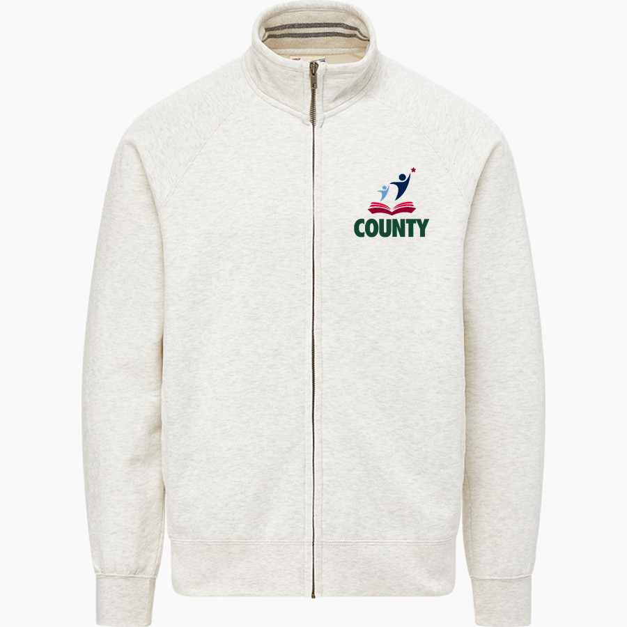 Stafford County County MV Sport Men's Vintage Fleece Track Jacket