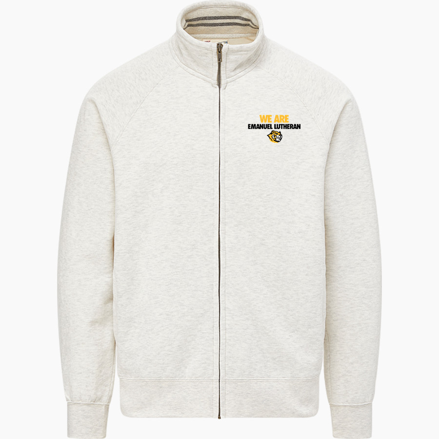 Emanuel Lutheran Tigers <span class="pdp-name-mascot">Emanuel Lutheran School Tigers</span> MV Sport Men's Vintage Fleece Track Jacket