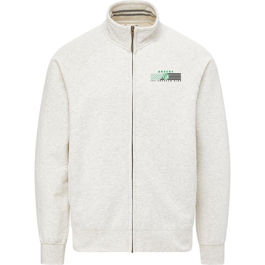 GREENE CENTRAL HIGH SCHOOL TROJANS <span class="pdp-name-mascot">GREENE TROJANS</span> MV Sport Men's Vintage Fleece Track Jacket
