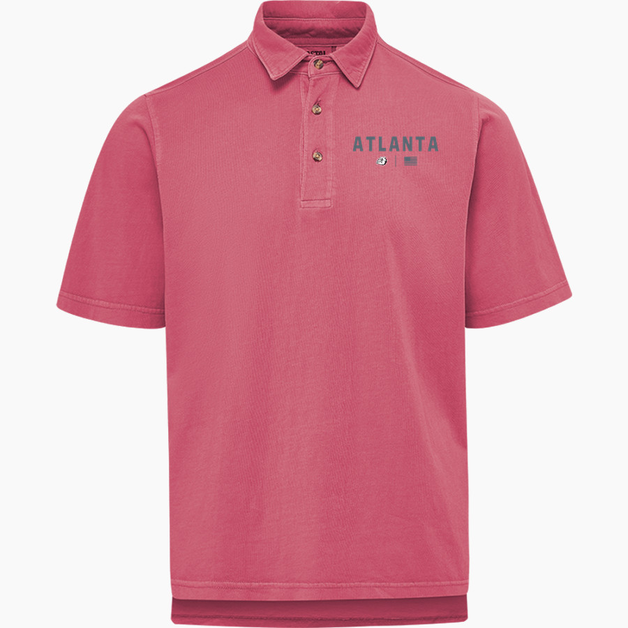 ATLANTA HIGH SCHOOL BULLDOGS <span class="pdp-name-mascot">ATLANTA BULLDOGS</span> MV Sport Men's Coastal Color Polo