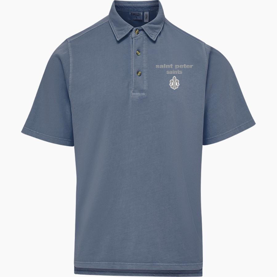 Saint Peter High School SAINTS ONLINE STORE MV Sport Men's Coastal Color Polo