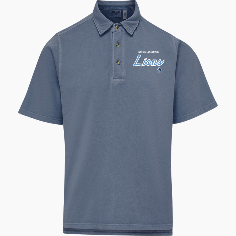 James Island Christian LIONS official sideline store MV Sport Men's Coastal Color Polo