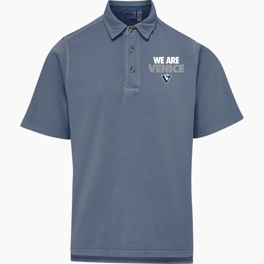 VENICE HIGH SCHOOL GONDOLIERS <span class="pdp-name-mascot">VENICE GONDOLIERS</span> MV Sport Men's Coastal Color Polo