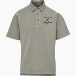 CLAWSON HIGH SCHOOL TROJANS MV Sport Men's Coastal Color Polo Front Thumbnail