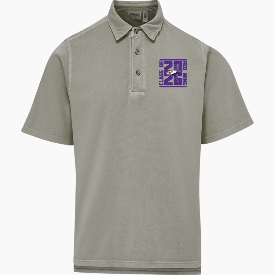 RED WING HIGH SCHOOL WINGERS <span class="pdp-name-mascot">RED WING WINGERS</span> MV Sport Men's Coastal Color Polo