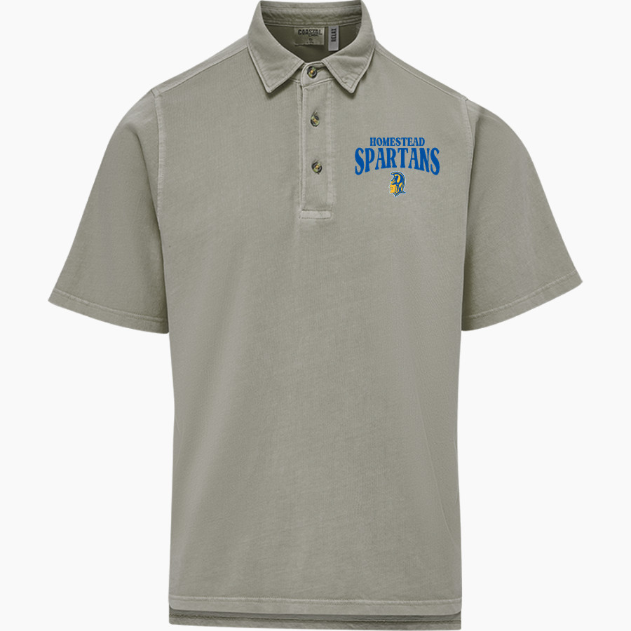 HOMESTEAD HIGH SCHOOL SPARTANS <span class="pdp-name-mascot">HOMESTEAD SPARTANS</span> MV Sport Men's Coastal Color Polo