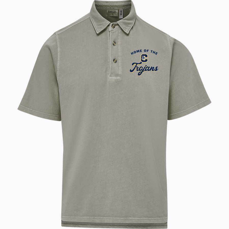 CLAWSON HIGH SCHOOL TROJANS MV Sport Men's Coastal Color Polo