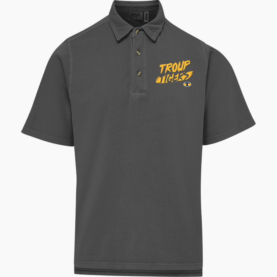 TROUP HIGH SCHOOL TIGERS <span class="pdp-name-mascot">TROUP TIGERS</span> MV Sport Men's Coastal Color Polo