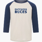 Dutchess BOCES <span class="pdp-name-mascot">Dutchess County BOCES</span> MV Sport Men's 3/4 Sleeve Mickey Baseball Tee Front Thumbnail