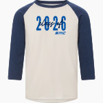 Santa Monica Corsairs <span class="pdp-name-mascot">Santa Monica College Corsairs</span> MV Sport Men's 3/4 Sleeve Mickey Baseball Tee Front Thumbnail