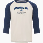 Kamehameha Maui Warriors <span class="pdp-name-mascot">Kamehameha Maui Warriors</span> MV Sport Men's 3/4 Sleeve Mickey Baseball Tee Front Thumbnail