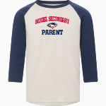 Model Secondary School for the Deaf Eagles <span class="pdp-name-mascot">Laurent Clerc Eagles</span> MV Sport Men's 3/4 Sleeve Mickey Baseball Tee Front Thumbnail