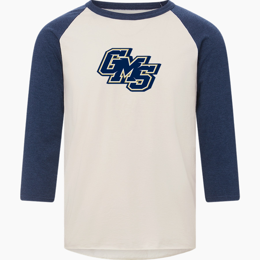 Grant Yankees <span class="pdp-name-mascot">Grant Yankees</span> MV Sport Men's 3/4 Sleeve Mickey Baseball Tee
