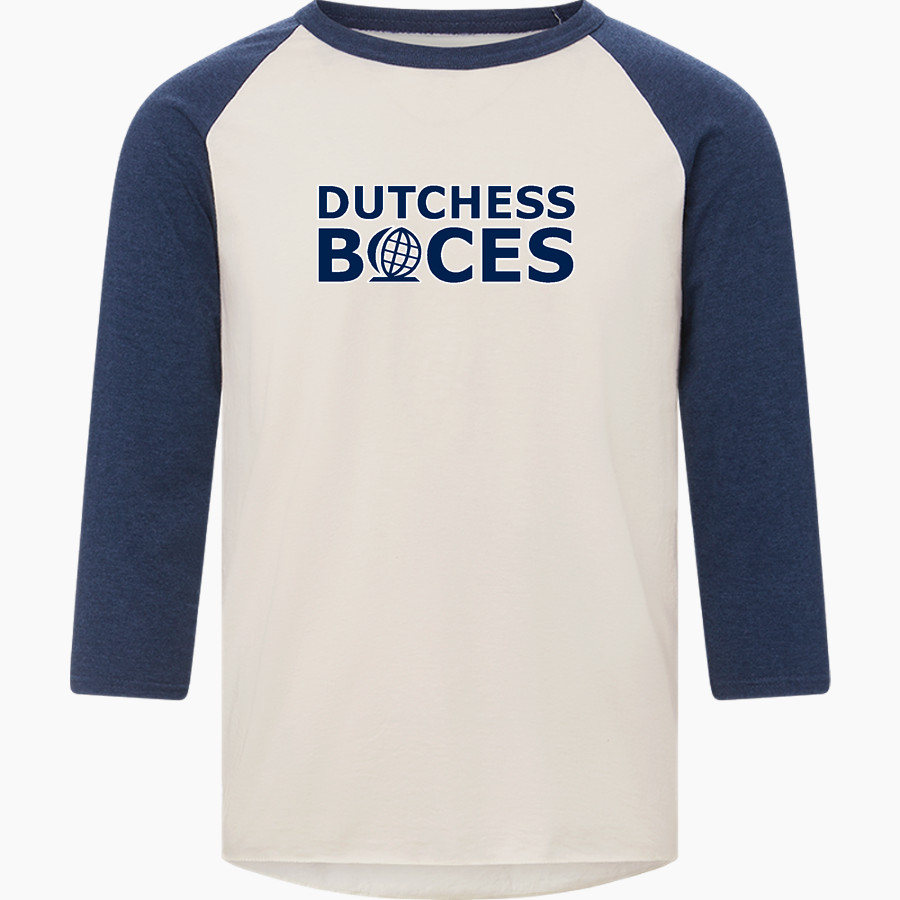 Dutchess BOCES <span class="pdp-name-mascot">Dutchess County BOCES</span> MV Sport Men's 3/4 Sleeve Mickey Baseball Tee