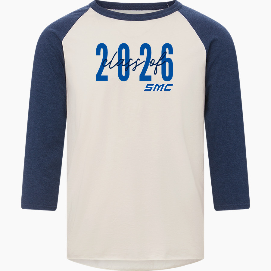 Santa Monica Corsairs <span class="pdp-name-mascot">Santa Monica College Corsairs</span> MV Sport Men's 3/4 Sleeve Mickey Baseball Tee