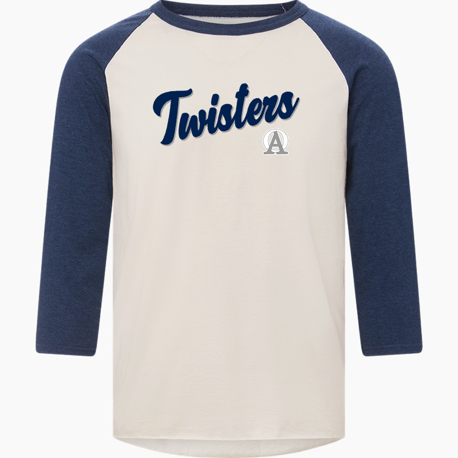 OLDENBURG ACADEMY TWISTERS <span class="pdp-name-mascot">OLDENBURG ACADEMY TWISTERS</span> MV Sport Men's 3/4 Sleeve Mickey Baseball Tee
