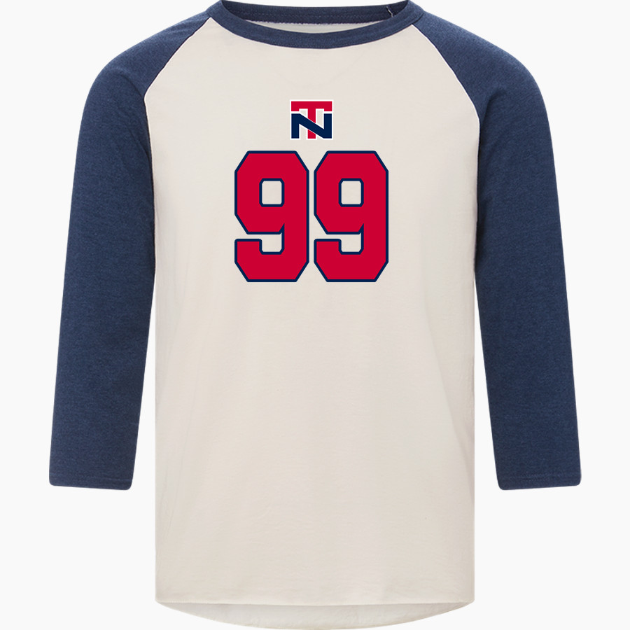 North Tonawanda Lumberjacks MV Sport Men's 3/4 Sleeve Mickey Baseball Tee