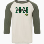 Our Lady of the Lake Catholic Lakers <span class="pdp-name-mascot">Our Lady of the Lake Catholic</span> MV Sport Men's 3/4 Sleeve Mickey Baseball Tee Front Thumbnail