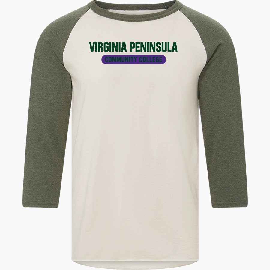 Virginia Peninsula Gators <span class="pdp-name-mascot">Virginia Peninsula Community College Gators</span> MV Sport Men's 3/4 Sleeve Mickey Baseball Tee
