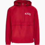 Baylor School Red Raiders MV Sport Men's Pioneer Packable Windbreaker Front Thumbnail