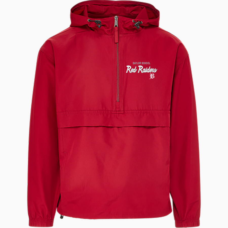 Baylor School Red Raiders MV Sport Men's Pioneer Packable Windbreaker