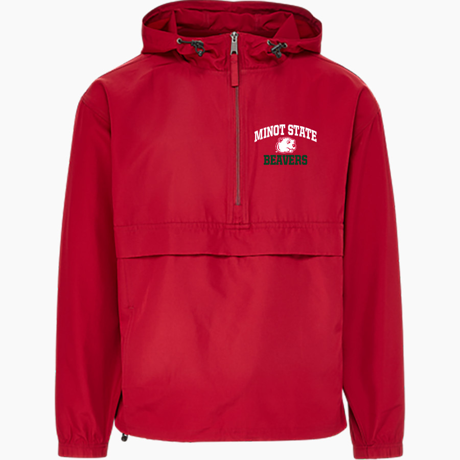 Minot State Beavers <span class="pdp-name-mascot">Minot State Beavers</span> MV Sport Men's Pioneer Packable Windbreaker