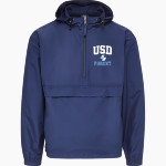 University of San Diego Toreros <span class="pdp-name-mascot">USD Toreros</span> MV Sport Men's Pioneer Packable Windbreaker Front Thumbnail