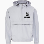 HIGHLAND HIGH SCHOOL HUSKIES MV Sport Men's Pioneer Packable Windbreaker Front Thumbnail