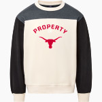 DOVER HIGH SCHOOL LONGHORNS MV Sport Unisex Colorblock Crew Front Thumbnail