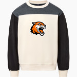 Rochester Institute of Technology Tigers <span class="pdp-name-mascot">RIT Tigers</span> MV Sport Unisex Colorblock Crew Front Thumbnail
