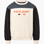 PLATTE COUNTY HIGH SCHOOL PIRATES <span class="pdp-name-mascot">PLATTE COUNTY PIRATES</span> MV Sport Unisex Colorblock Crew Front Thumbnail