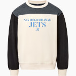 San Diego Miramar Jets <span class="pdp-name-mascot">San Diego Miramar College Jets</span> MV Sport Unisex Colorblock Crew Front Thumbnail