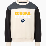 Goldsboro Cougars <span class="pdp-name-mascot">Goldsboro Cougars</span> MV Sport Unisex Colorblock Crew Front Thumbnail