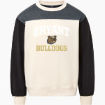 Bryant Bulldogs <span class="pdp-name-mascot">Bryant Bulldogs</span> MV Sport Unisex Colorblock Crew Front Thumbnail