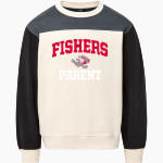 FISHERS HIGH SCHOOL TIGERS <span class="pdp-name-mascot">FISHERS TIGERS</span> MV Sport Unisex Colorblock Crew Front Thumbnail