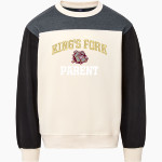 KING'S FORK HIGH SCHOOL BULLDOGS <span class="pdp-name-mascot">KINGS FORK BULLDOGS</span> MV Sport Unisex Colorblock Crew Front Thumbnail
