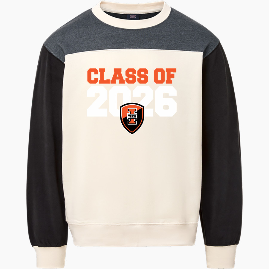 Official Store of the Warriors <span class="pdp-name-mascot">Indiana Tech Warriors</span> MV Sport Unisex Colorblock Crew