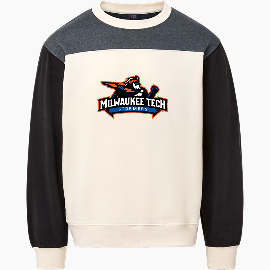 Milwaukee Area Technical College Stormers <span class="pdp-name-mascot">Milwaukee Area Technical College Stormers</span> MV Sport Unisex Colorblock Crew