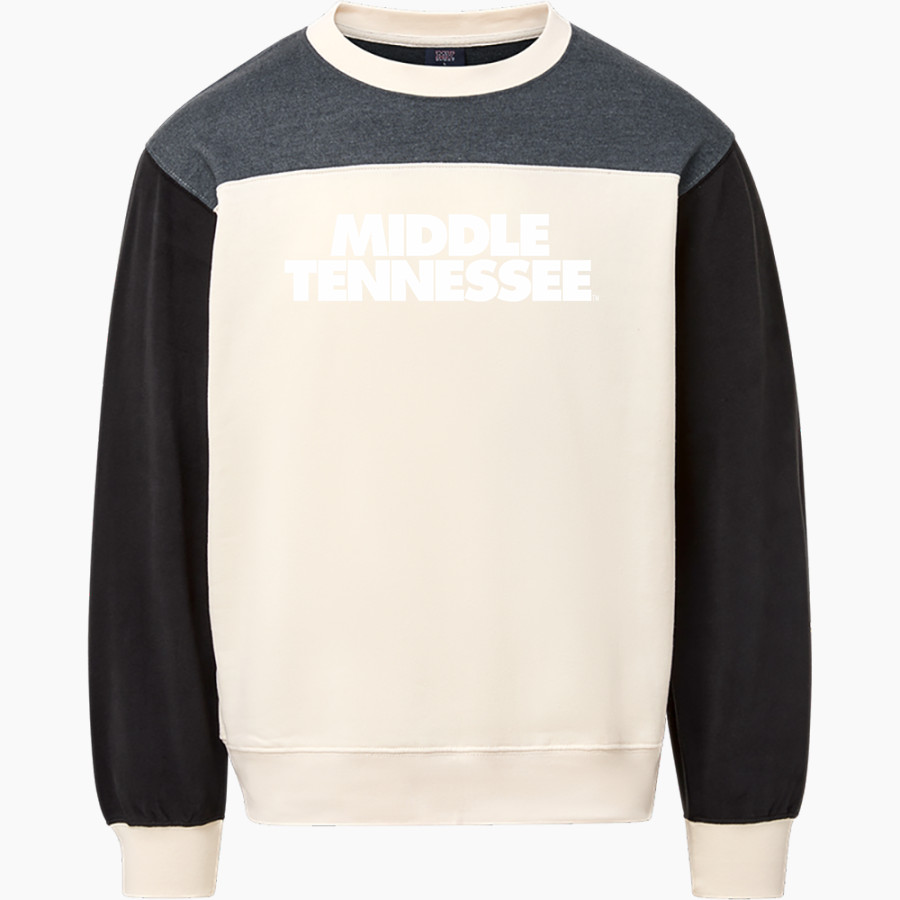 MTSU Blue Raiders MV Sport Unisex Colorblock Crew