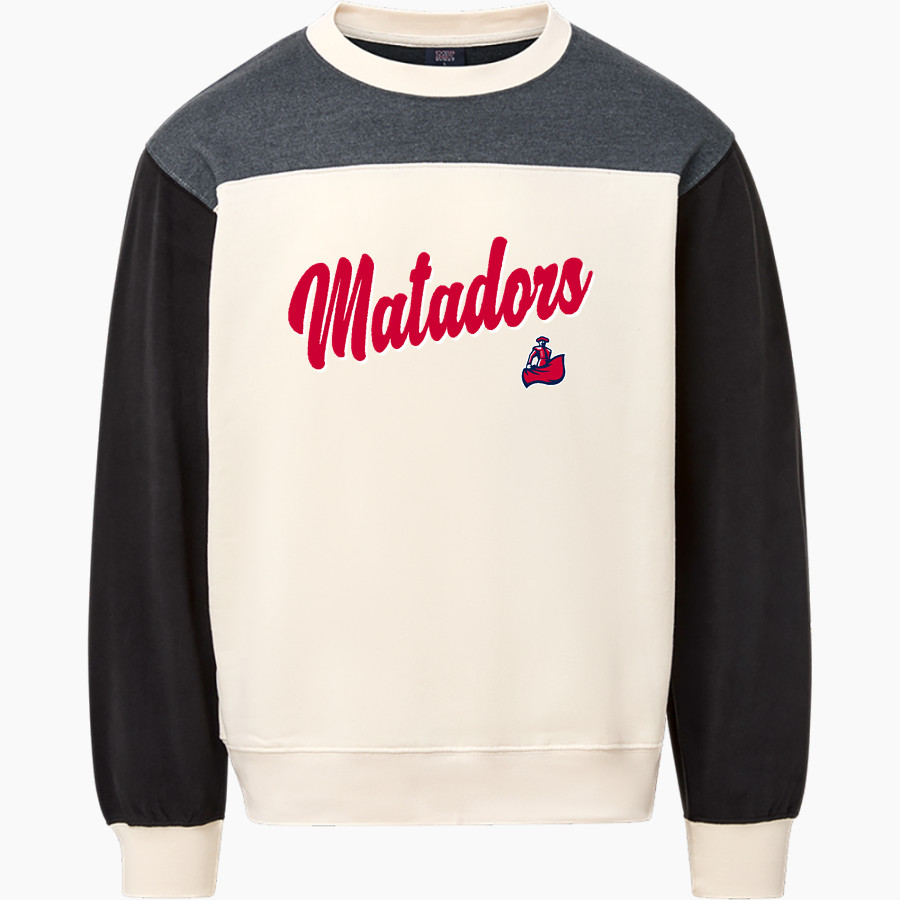 BOLSA GRANDE HIGH SCHOOL MATADORS <span class="pdp-name-mascot">BOLSA GRANDE MATADORS</span> MV Sport Unisex Colorblock Crew