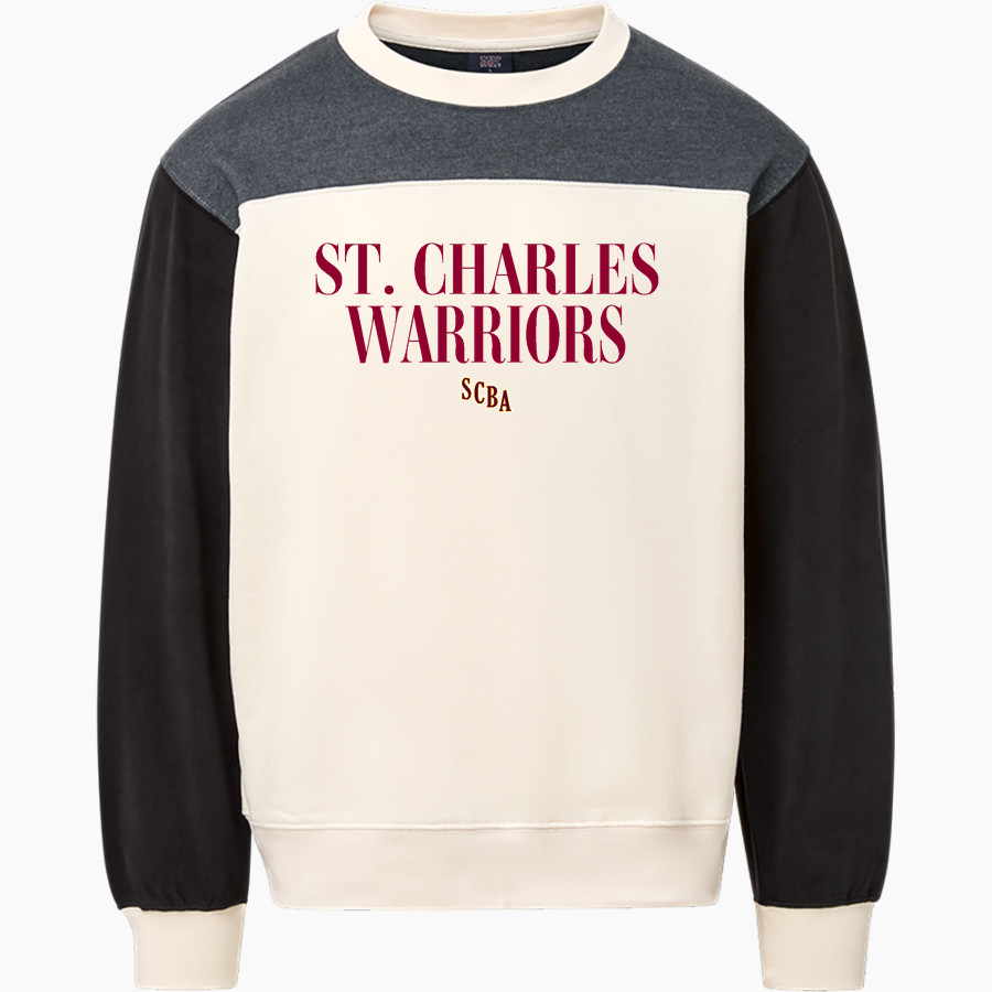 St. Charles Warriors MV Sport Unisex Colorblock Crew