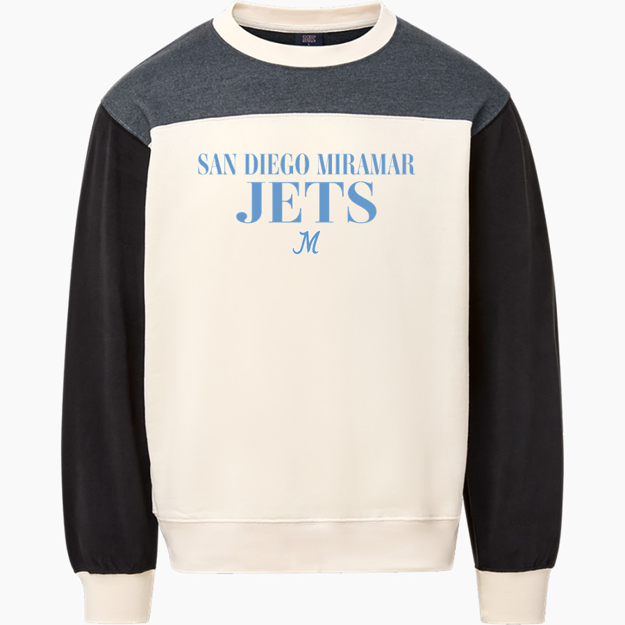 San Diego Miramar Jets <span class="pdp-name-mascot">San Diego Miramar College Jets</span> MV Sport Unisex Colorblock Crew