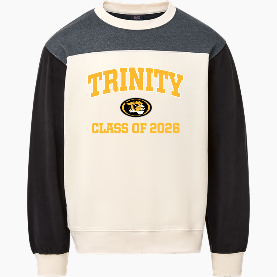 Trinity Tigers <span class="pdp-name-mascot">Trinity College of Florida Tigers</span> MV Sport Unisex Colorblock Crew